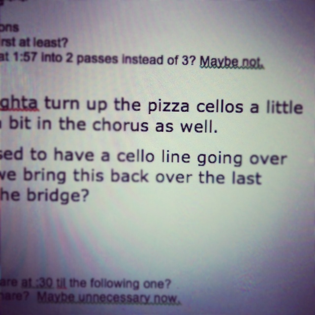 pizza cellos
