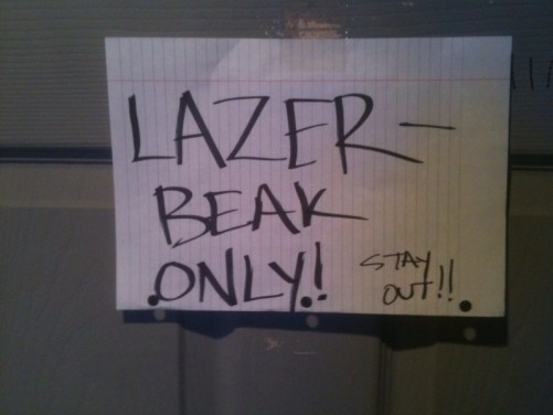 lazerbeak backstage